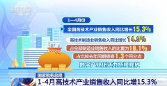从数据看经济走势 本年前四个月全国企业